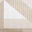 Ella Beige Cream Elegant Contemporary Geometric Pattern Rug by Kalora Interiors