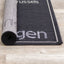 Epsilon 4280_3908 Black Cream City Cosmos Indoor Outdoor Area Rug by Novelle Home