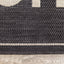 Epsilon 4280_3908 Black Cream City Cosmos Indoor Outdoor Area Rug by Novelle Home