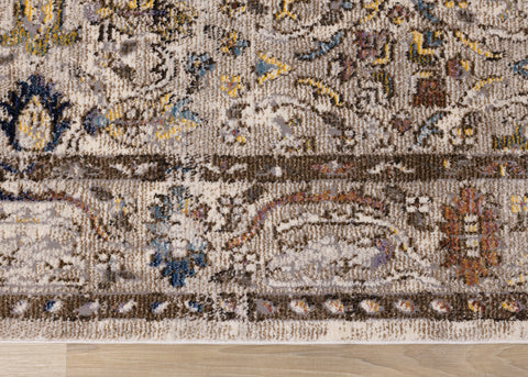 Evora Beige Brown Elegant Rug by Kalora Interiors