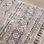 Evora Grey Cream Blue Yellow Pink Tribal Inspired Plush Rug by Kalora Interiors