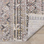Evora Grey Cream Blue Yellow Pink Tribal Inspired Plush Rug by Kalora Interiors