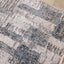 Evora Cream Grey Blue Pink Yellow Distressed Geometric Rug by Kalora Interiors