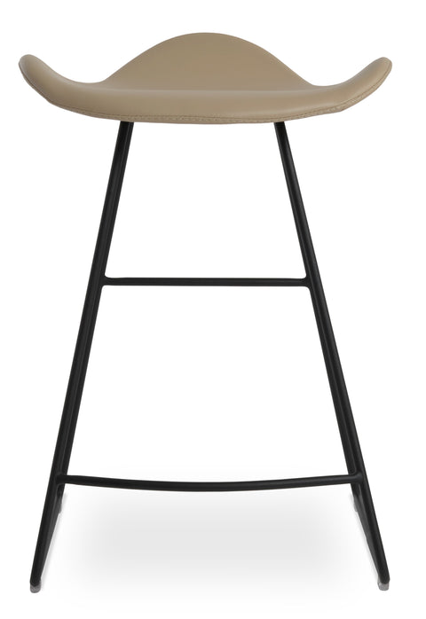FALCON COUNTER SEAT PPM S WHEAT 502 06 BASE SOLID STEEL BLACK FRAME 2