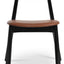 FLORENCE CHAIR SOLID ASH WALNUT FINISH PPM S HAZELNUT 502 33 SEAT 2