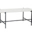 Function Rectangular Coffee Table | White Marble | by LH Imports