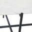 Function Rectangular Coffee Table | White Marble | by LH Imports