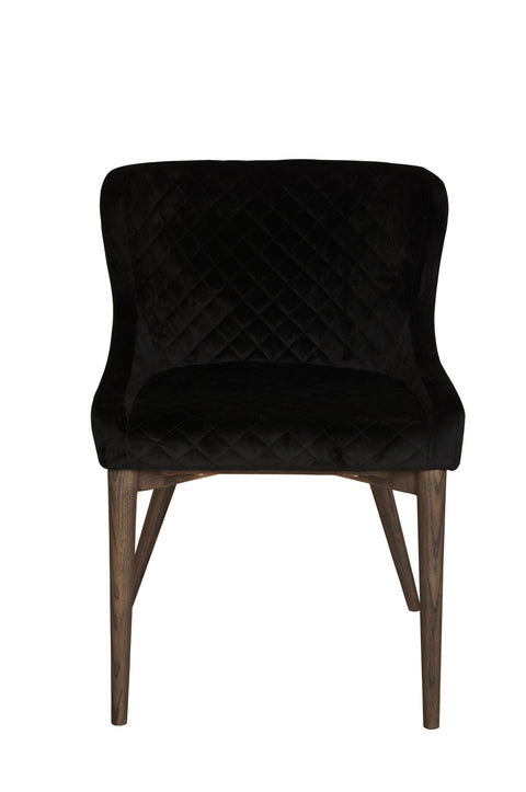 Mila Dining Chair | Black Velvet | by LH Imports