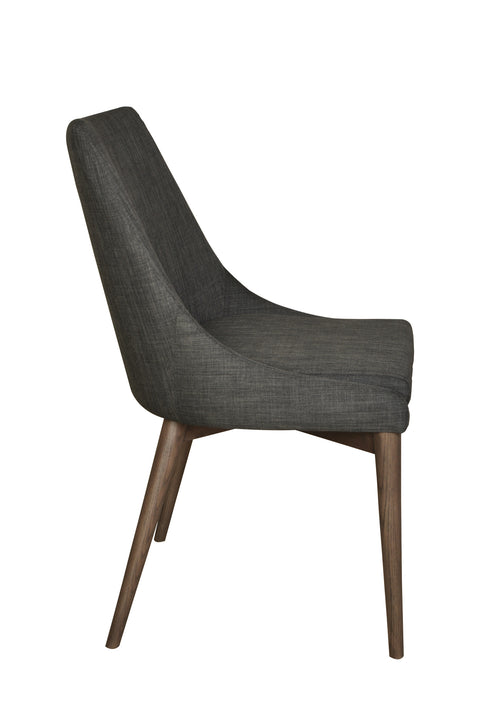 Fritz Dining Chair | Dark Grey | by LH Imports