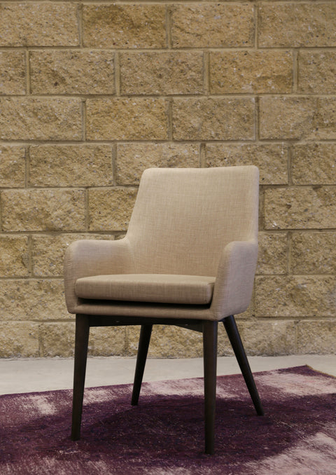 Fritz Arm Chair | Beige | by LH Imports
