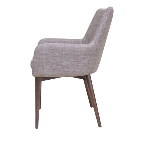 Fritz Arm Chair | Light Grey | by LH Imports