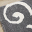 Fergus Grey White Swirls Bulky Shag by Kalora Interiors