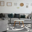 Fergus Grey White Swirls Bulky Shag by Kalora Interiors