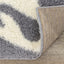 Fergus 12516_116 Grey White Swirls Bulky Shag By Kalora Interiors