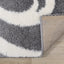 Fergus Grey White Swirls Bulky Shag by Kalora Interiors