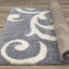 Fergus 12516_116 Grey White Swirls Bulky Shag By Kalora Interiors