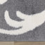 Fergus Grey White Swirls Bulky Shag by Kalora Interiors