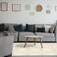 Fergus White Beige Patterned Rug by Kalora Interiors