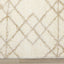 Fergus White Beige Patterned Rug by Kalora Interiors