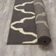 Fiona 3603_1911 Grey Cream Ogee Pattern Area Rug by Novelle Home