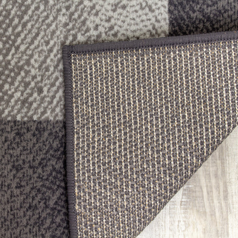 Fiona 3612_9922 Grey Dark Border Rug by Novelle Home