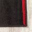 Fiona 3637_1945 Black Grey Red Marble Track Area Rug by Novelle Home
