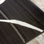 Fiona 5015_1945 Black White Red Swoop Carvings Area Rug by Novelle Home