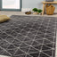 Fiona 5031_6922 Grey Cream Tri-Structure Area Rug by Novelle Home
