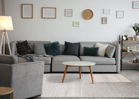 Focus Grey Soft Transition Rectangle Rug by Kalora Interiors
