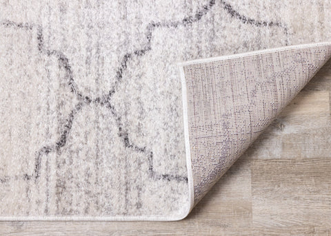 Focus Grey Ogee Rug by Kalora Interiors