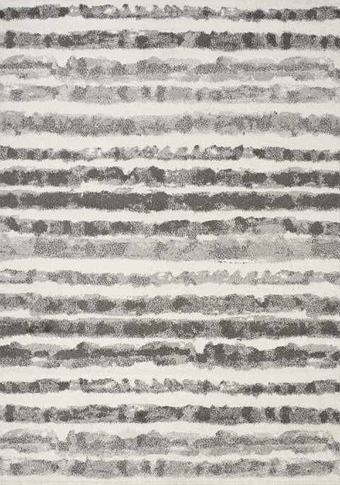 Focus 8911_9343 Grey Marker Stripes Area Rug by Kalora Interiors