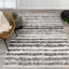 Focus Grey Marker Stripes Rug by Kalora Interiors