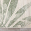 Focus Cream Green Palm Branch Rug by Kalora Interiors