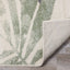 Focus Cream Green Palm Branch Rug by Kalora Interiors