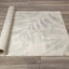 Focus Cream Green Palm Branch Rug by Kalora Interiors