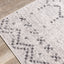 Focus Grey White Banded Global Inspired Rug by Kalora Interiors