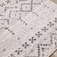 Focus Grey White Banded Global Inspired Rug by Kalora Interiors