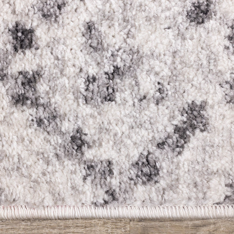 Focus Grey White Banded Global Inspired Rug by Kalora Interiors