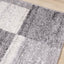 Focus Grey White Squares Rug by Kalora Interiors