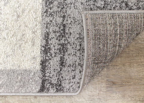 Focus D457_9636 Grey White Squares Rug By Kalora Interiors