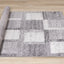 Focus Grey White Squares Rug by Kalora Interiors