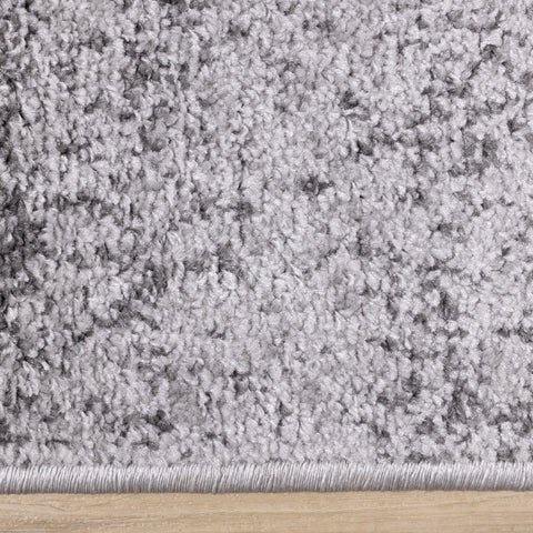 Focus Grey White Squares Rug by Kalora Interiors