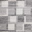 Focus Grey White Squares Rug by Kalora Interiors