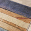 Folio Pink Yellow Blue Stained Glass Carved Rug by Kalora Interiors
