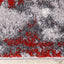 Freemont Grey/Red Abstract Expression Rug by Kalora Interiors