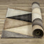 Freemont Grey Beige Brown Triangles Rug by Kalora Interiors