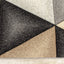 Freemont Grey Beige Brown Triangles Rug by Kalora Interiors