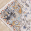 Fresco Cream Pink Yellow Blue Large Medallion Rug by Kalora Interiors