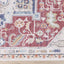 Fresco Cream Pink Yellow Blue Large Medallion Rug by Kalora Interiors