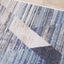 Fresco Cream Blue Grey Distressed Diamond Pattern Rug by Kalora Interiors